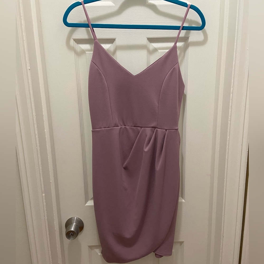 Lulu’s Mauve Mini Dress